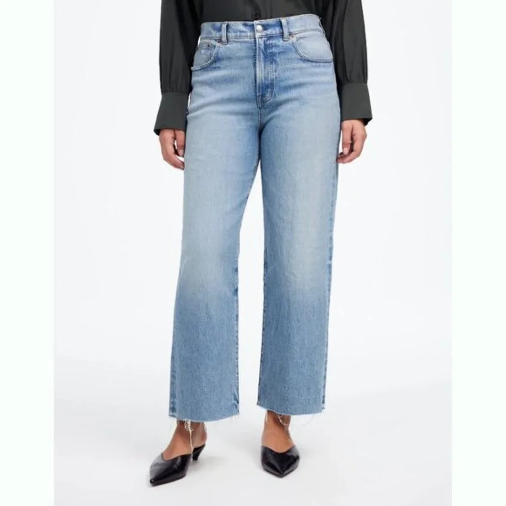 NWOT The Perfect Vintage Wide-Leg Crop Jean - Picture 4 of 6